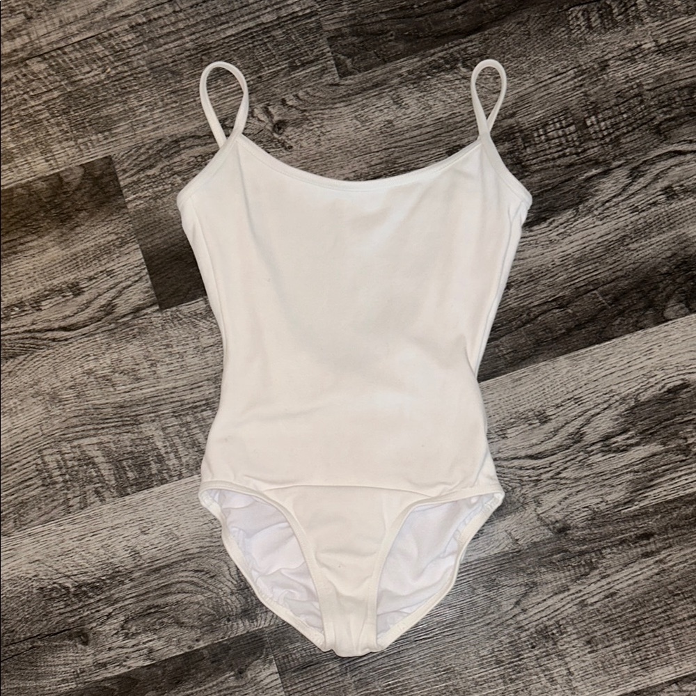 White Kids One Piece Swimsuit
